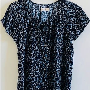 Faded Glory Leopard Print Top